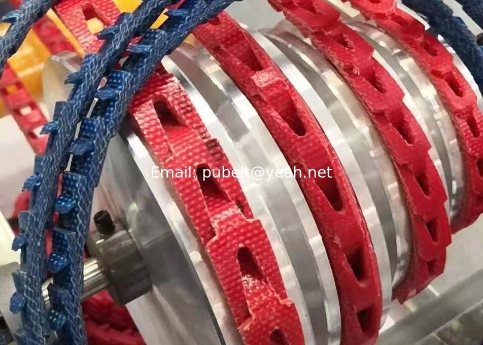 PU Twist Link Belt Drive V Belts For Machine Spare Parts